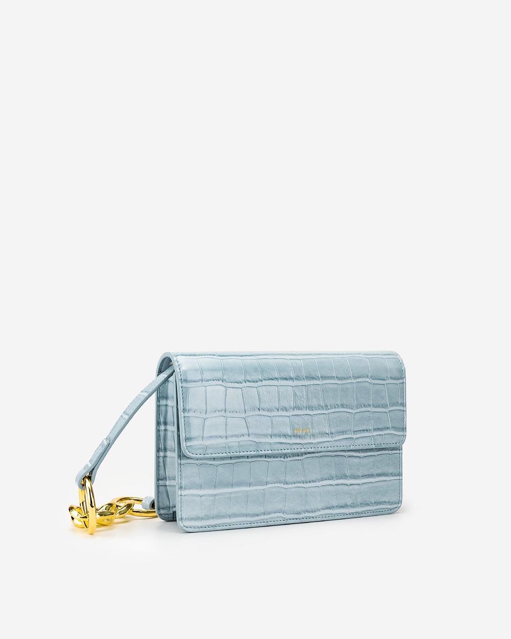 JW PEI Julia Chain Women Crossbody Bags Blue | CA1033CE