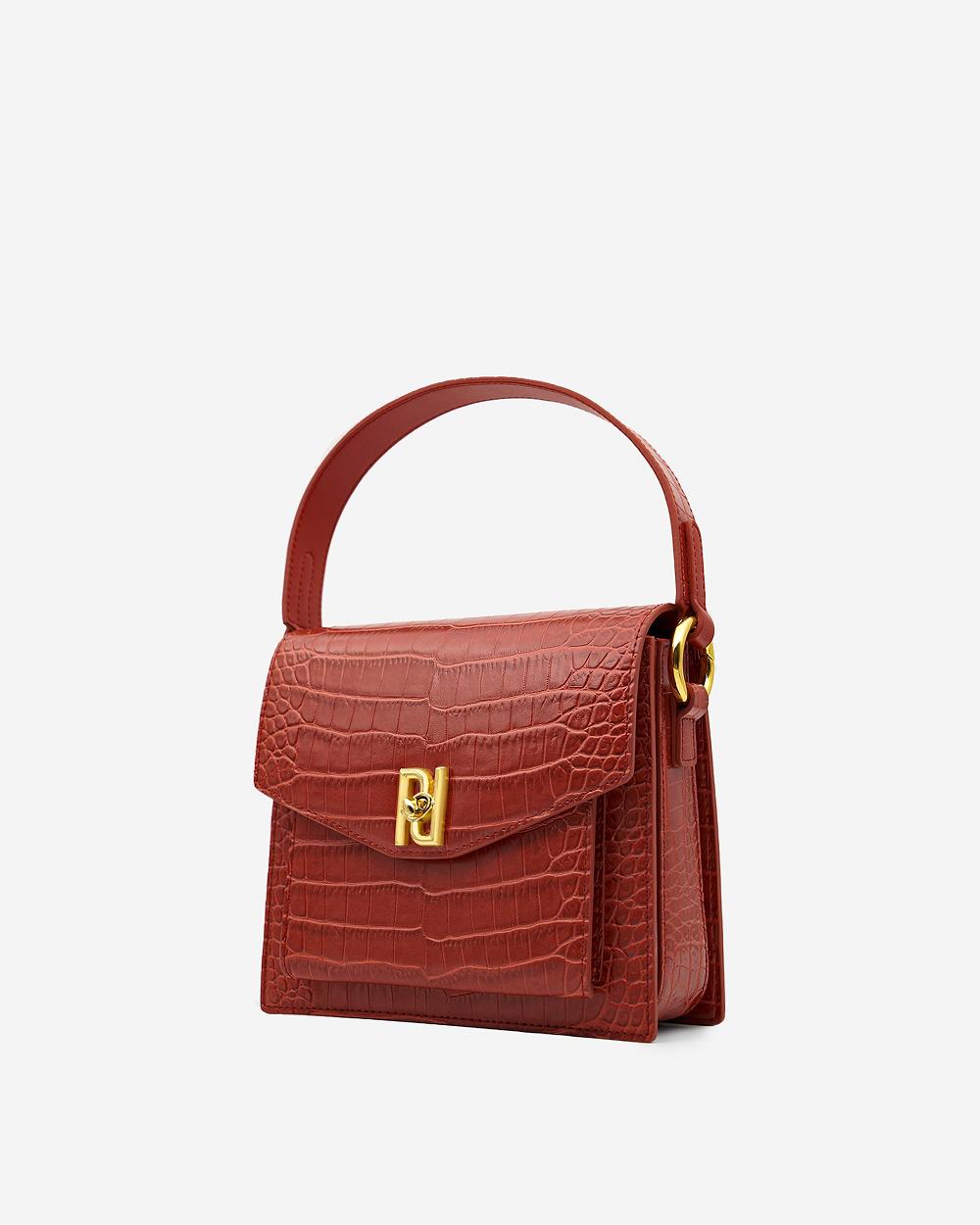 JW PEI Lucy Women Handbag Burgundy Red | CA1126AP