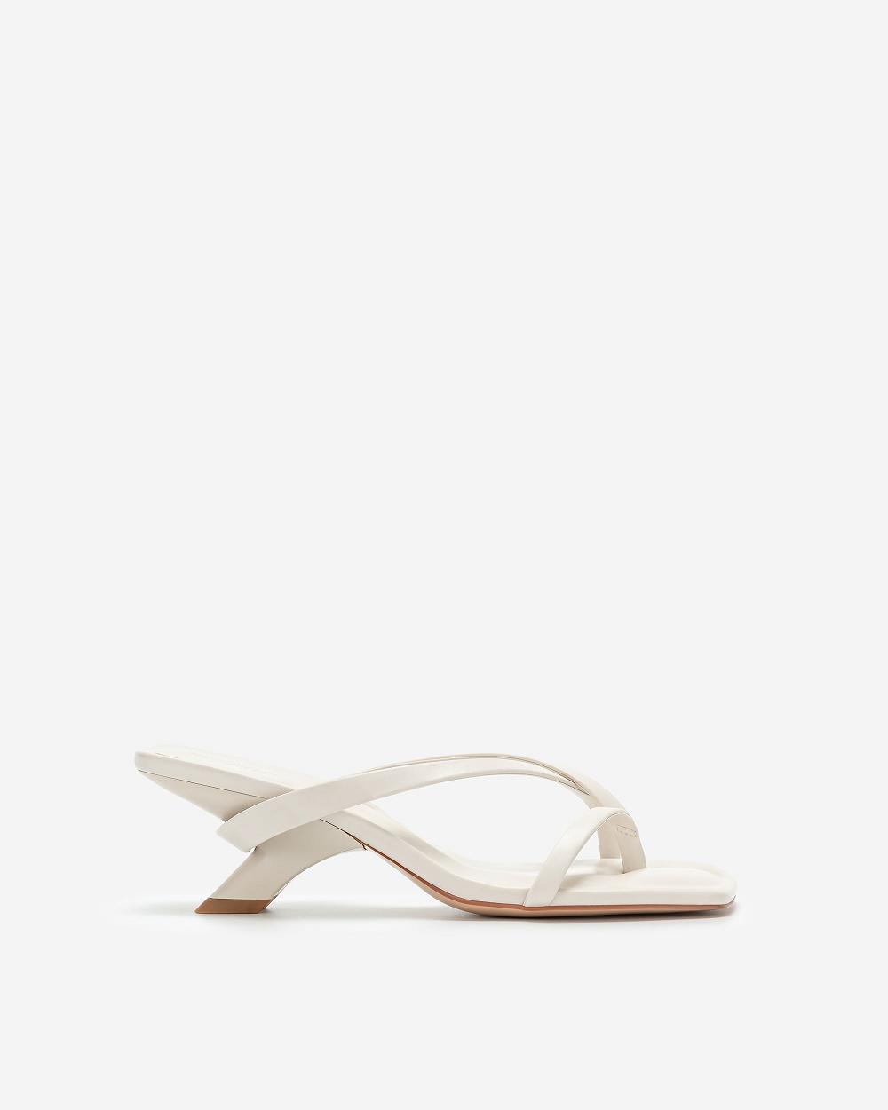 JW PEI Maeve Strappy Mule Classic Women Shoes White | CA1495HK