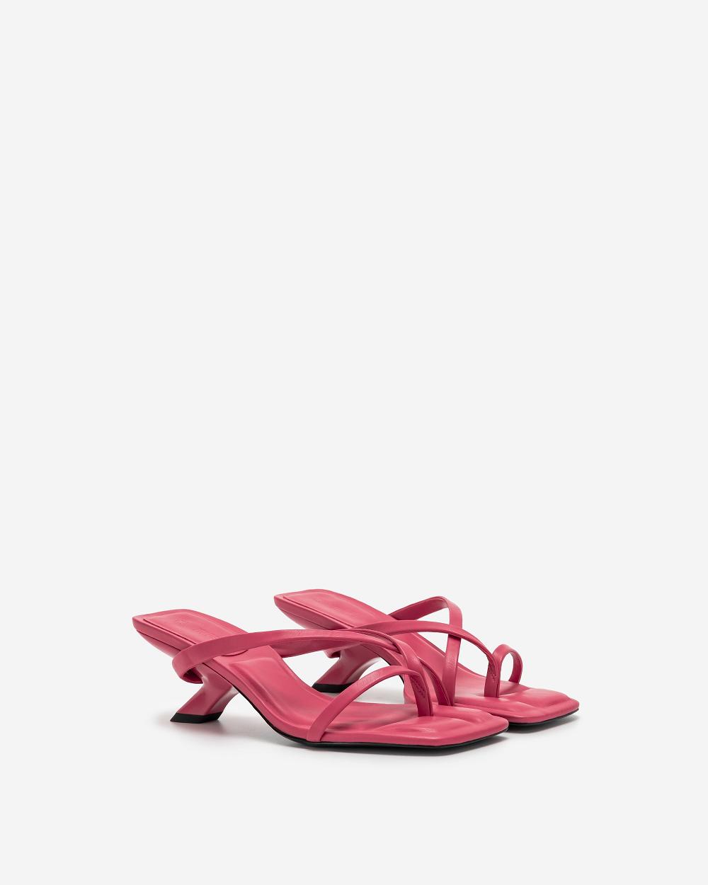 JW PEI Maeve Strappy Mule Classic Women Shoes Pink | CA1497KI