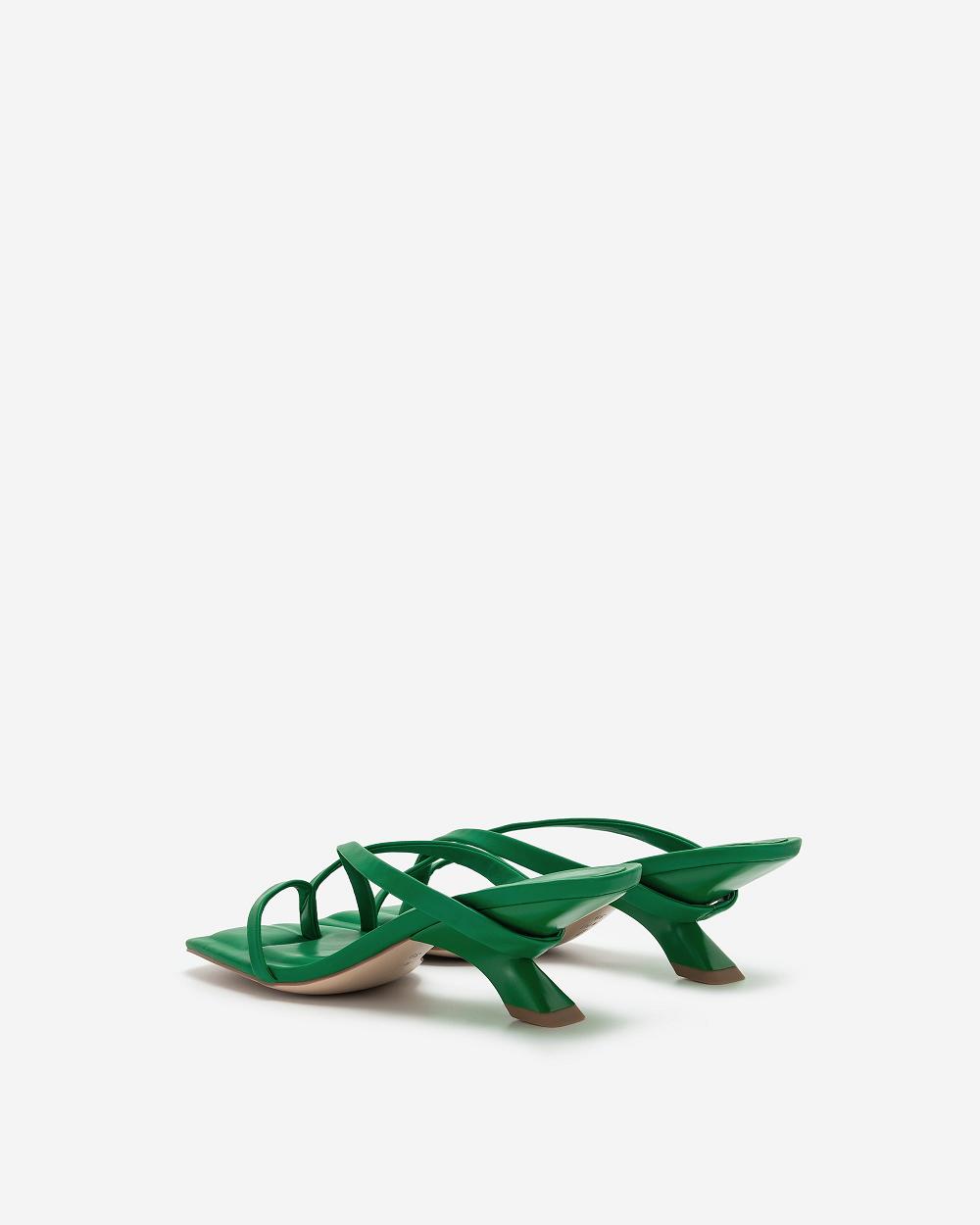 JW PEI Maeve Strappy Mule Women Shoes Green | CA1499ZG