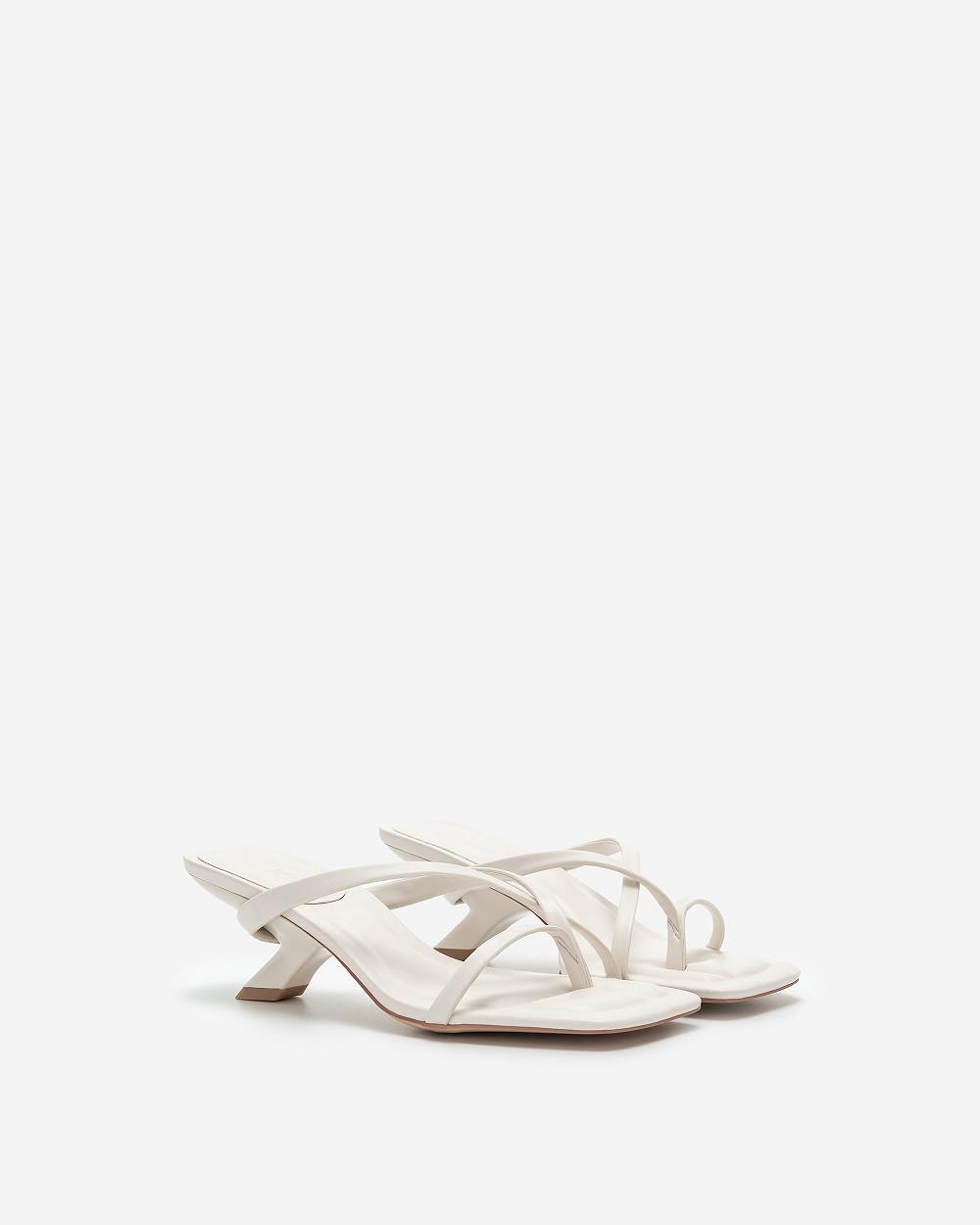 JW PEI Maeve Strappy Mule Women Shoes White | CA1502VD