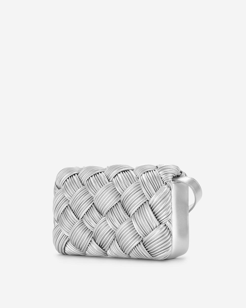 JW PEI Maze Women Crossbody Bags Silver | CA1041RW