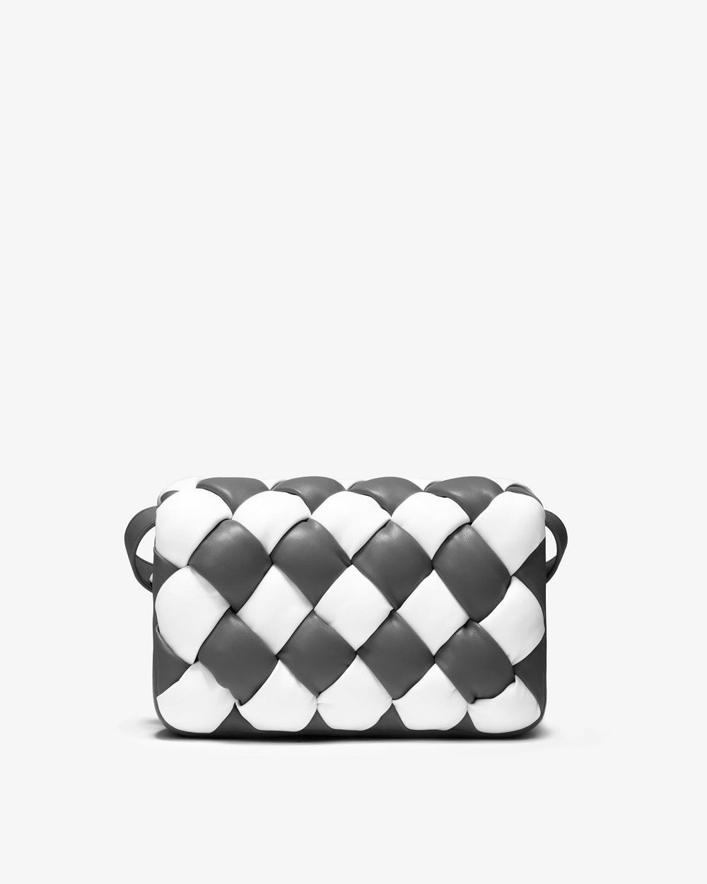 JW PEI Maze Women Crossbody Bags White / Black | CA1044UT