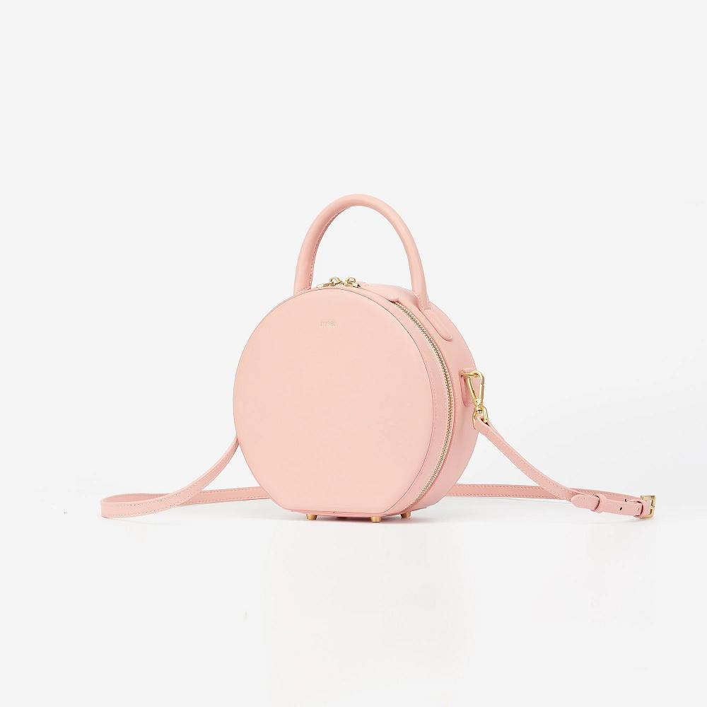 JW PEI Mini Circle Top Handle Women Handbag Pink | CA1128DN