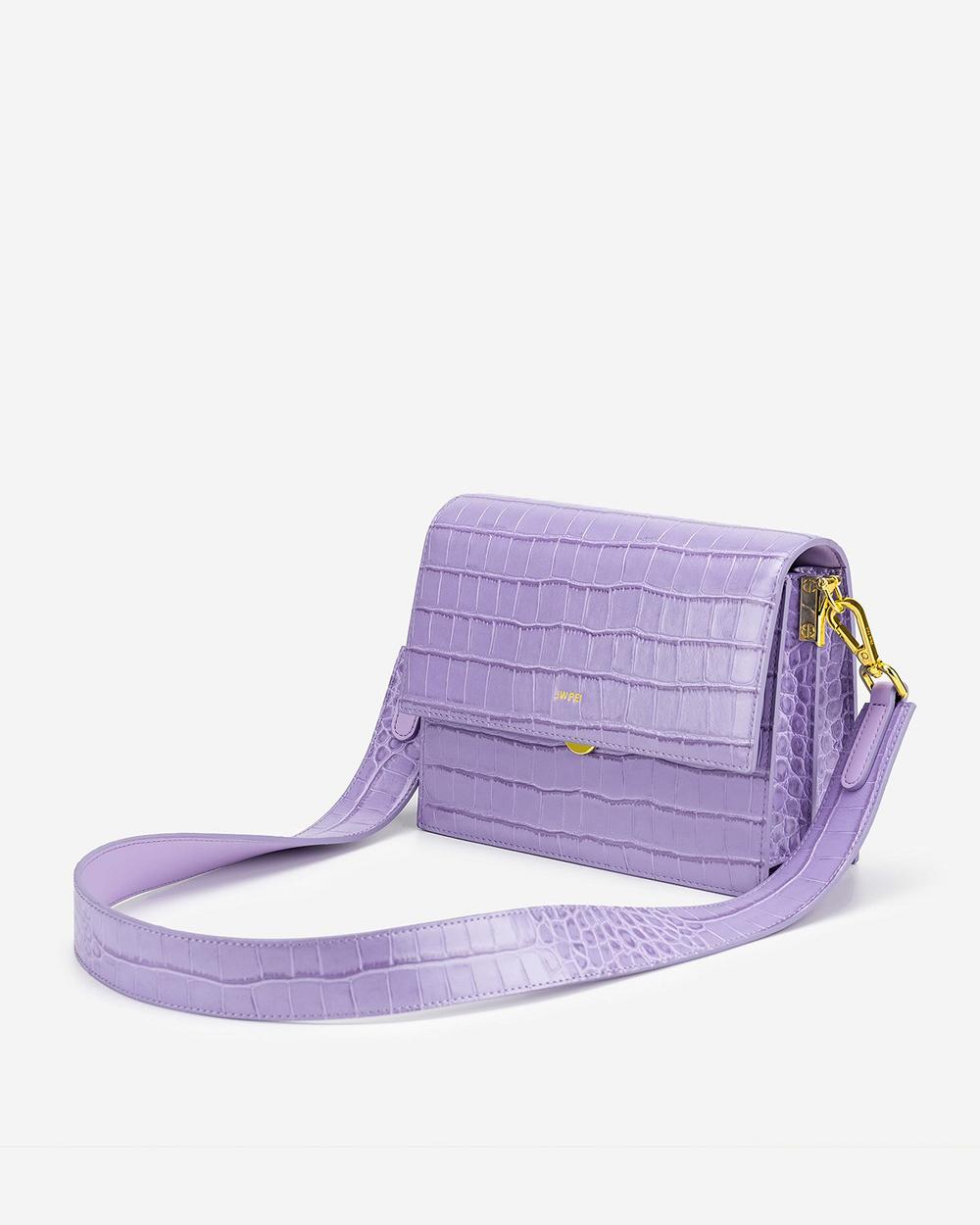 JW PEI Mini Flap Women Crossbody Bags Purple | CA1059CE