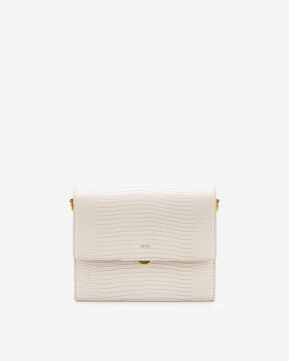 JW PEI Mini Flap Women Crossbody Bags White | CA1068TV