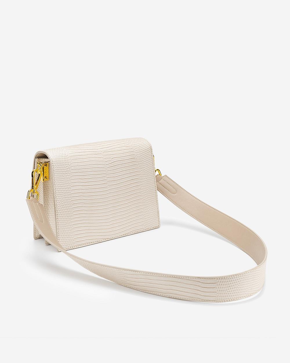 JW PEI Mini Flap Women Crossbody Bags White | CA1068TV