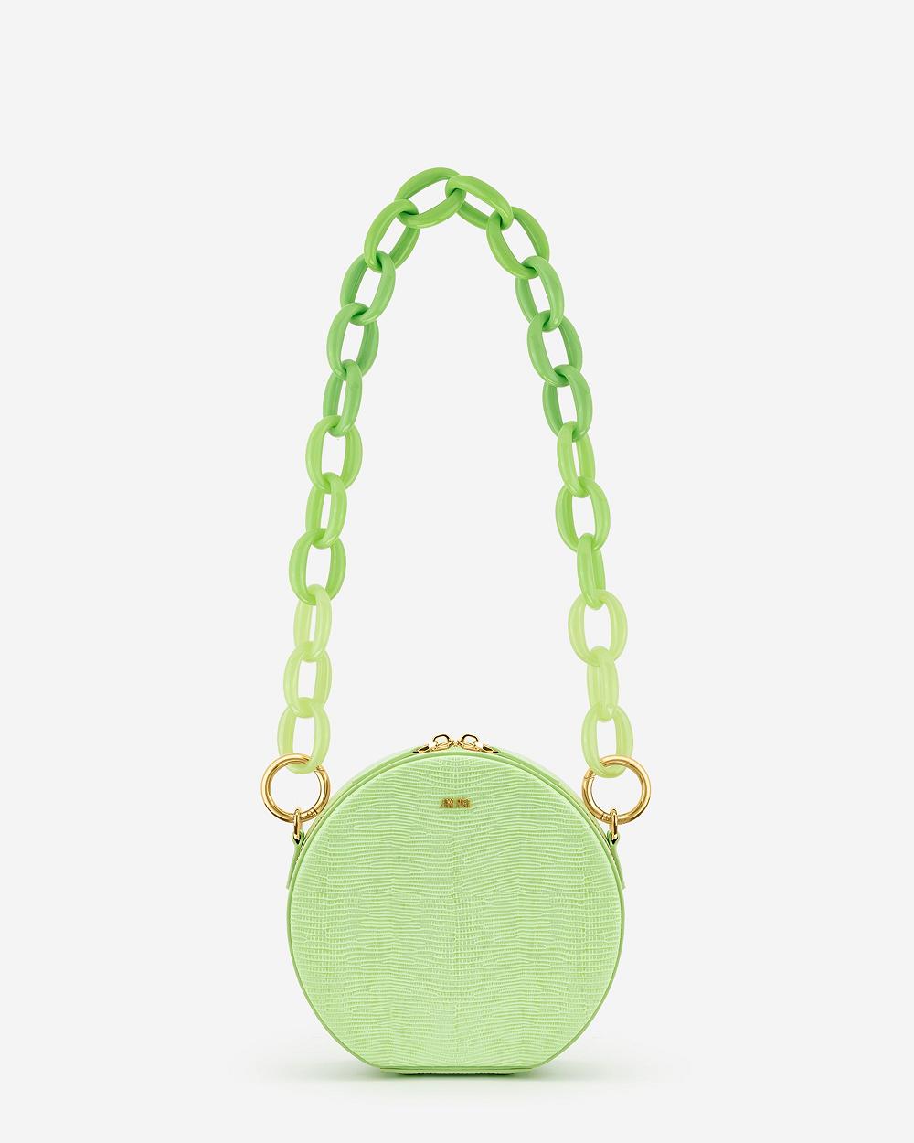 JW PEI Mya Gradient Acrylic Women Chain Strap Green | CA1383IS