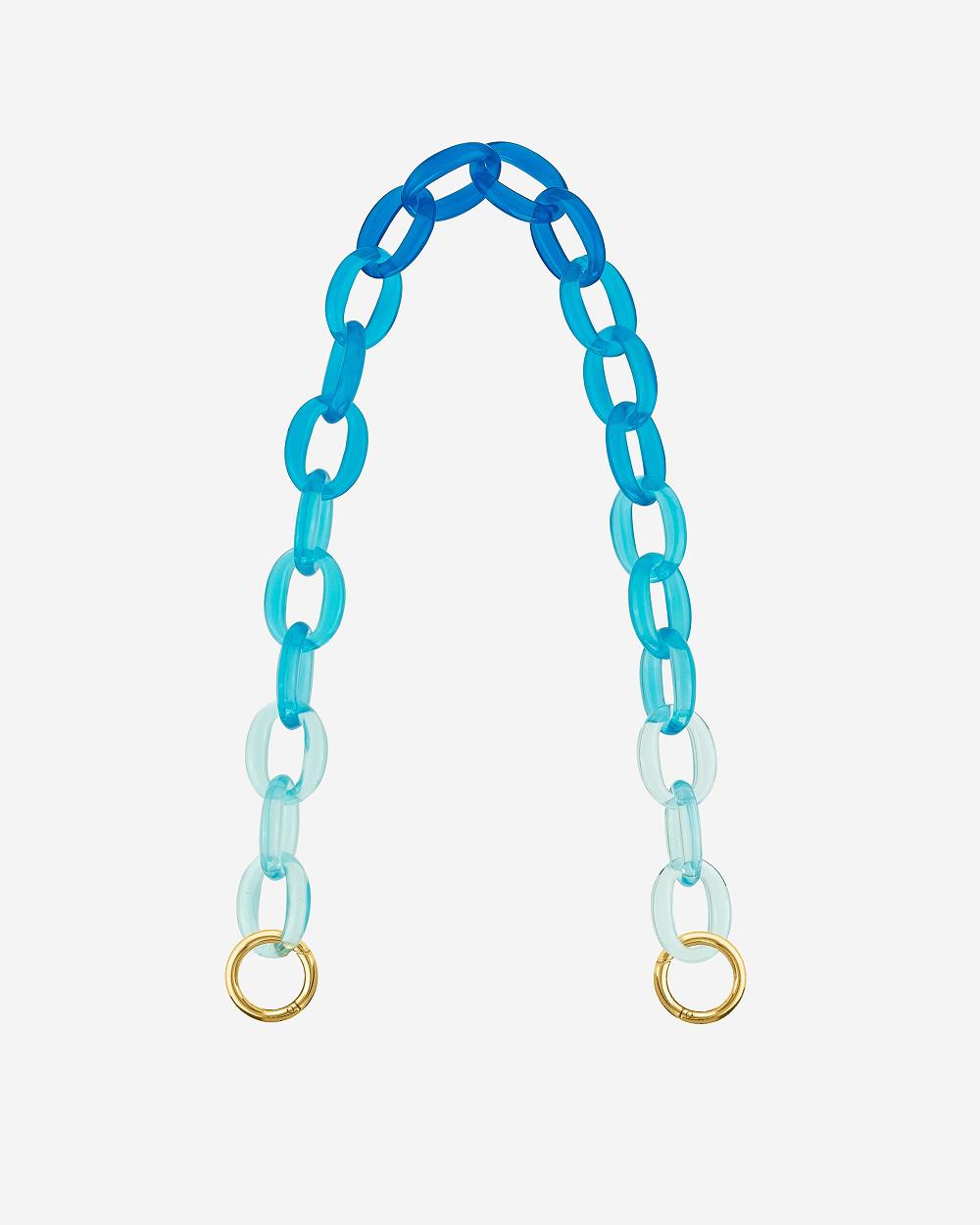 JW PEI Mya Gradient Acrylic Women Chain Strap Blue | CA1385PQ