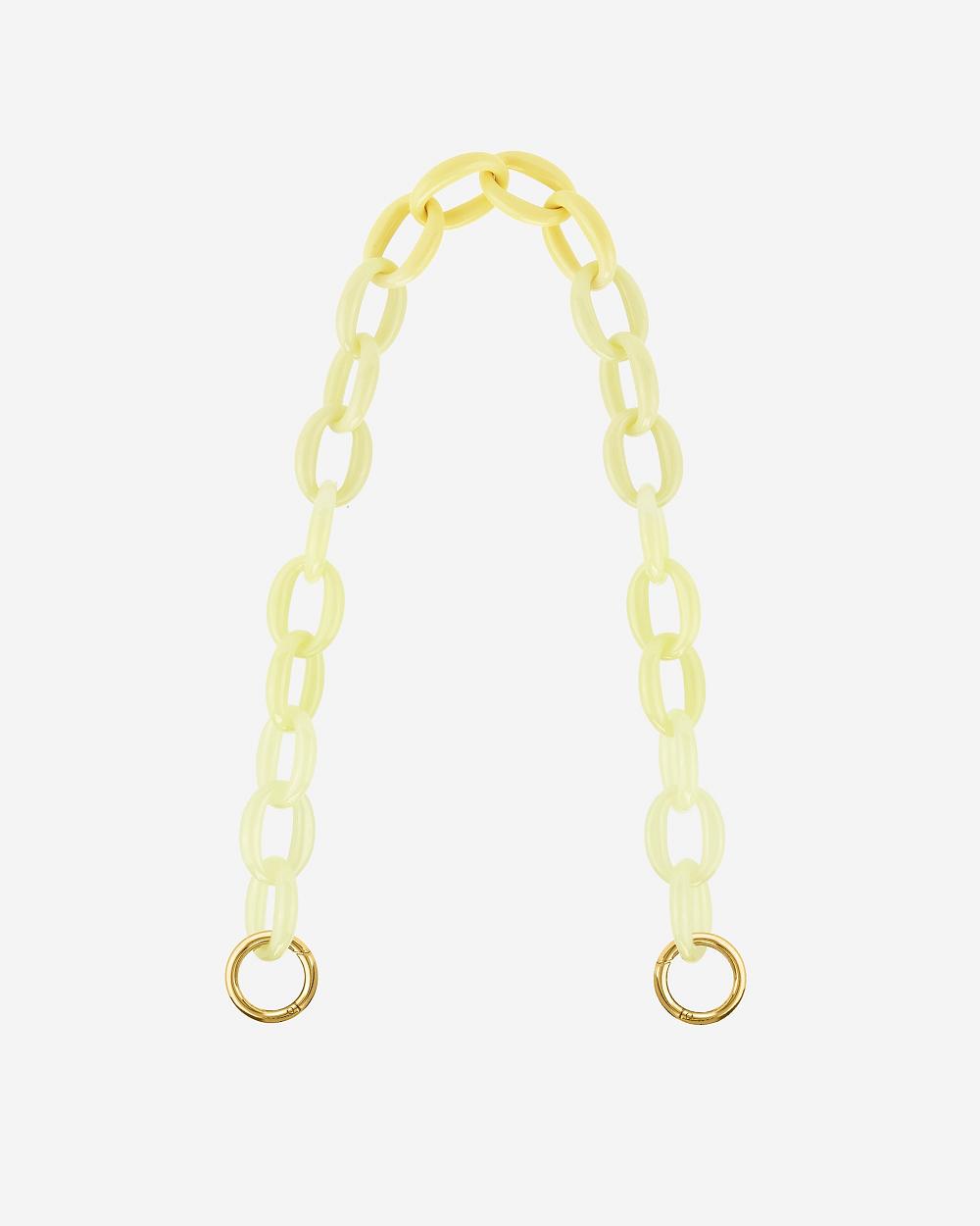 JW PEI Mya Gradient Acrylic Women Chain Strap Yellow | CA1386AP