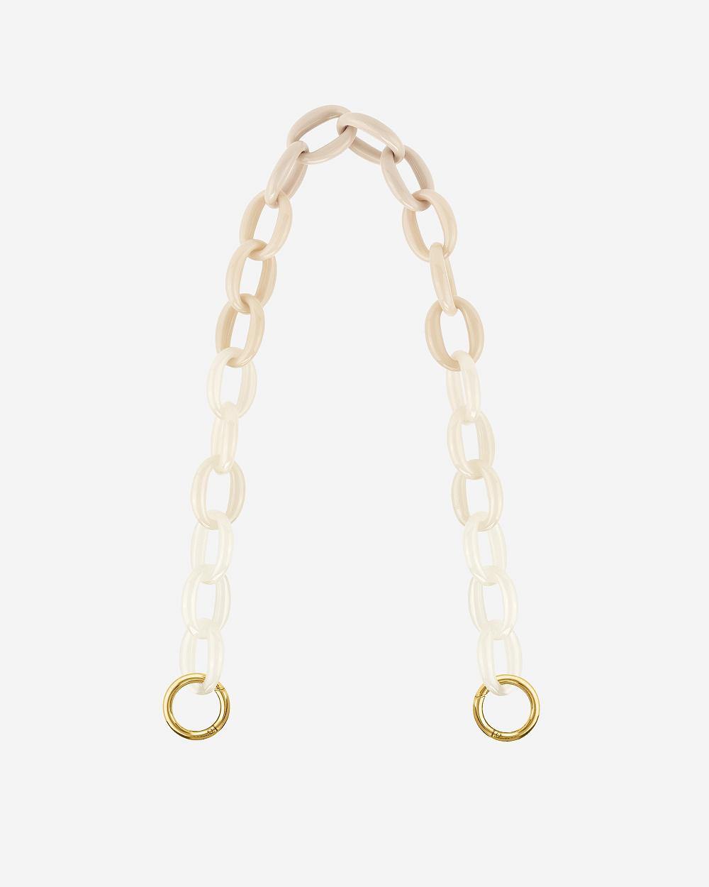 JW PEI Mya Gradient Acrylic Women Chain Strap White | CA1387SO