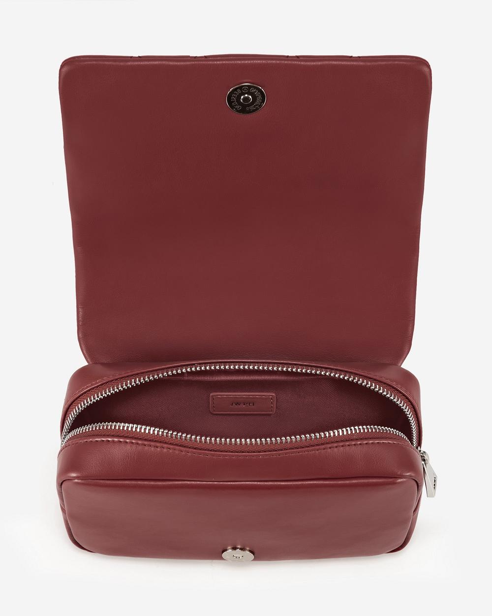 JW PEI Nora Women Crossbody Bags Burgundy / Red | CA1069YU