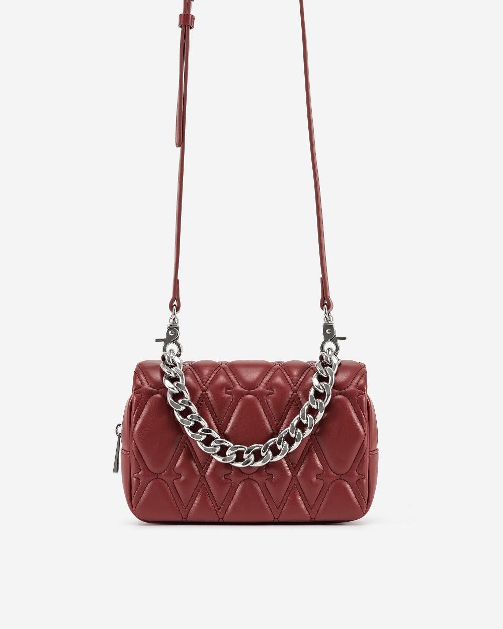 JW PEI Nora Women Crossbody Bags Burgundy / Red | CA1069YU