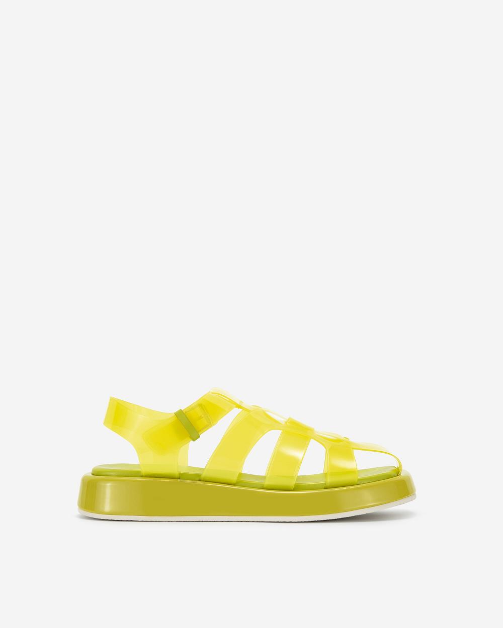 JW PEI Piper Platform Sandal Women Shoes Yellow | CA1505MA