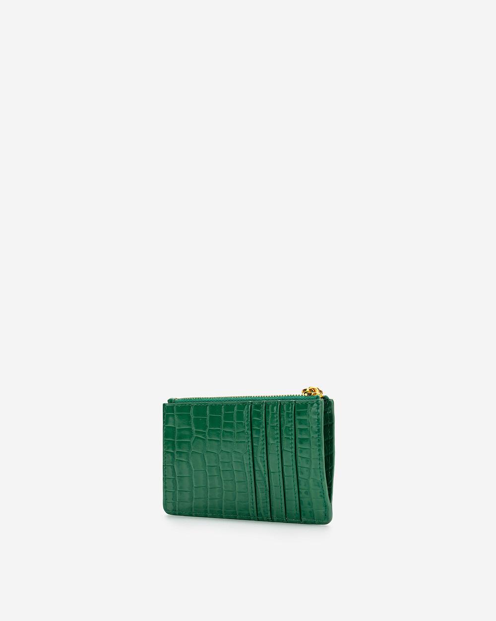 JW PEI Quinn Zipped Women Cardholders Green | CA1357IS