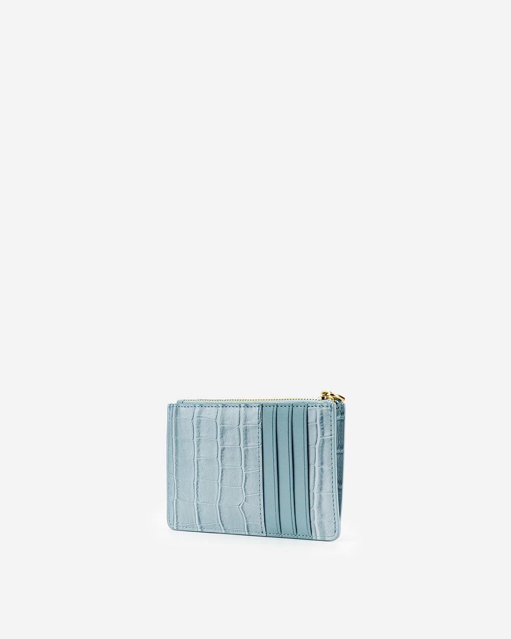 JW PEI Quinn Zipped Women Cardholders Turquoise | CA1358OR