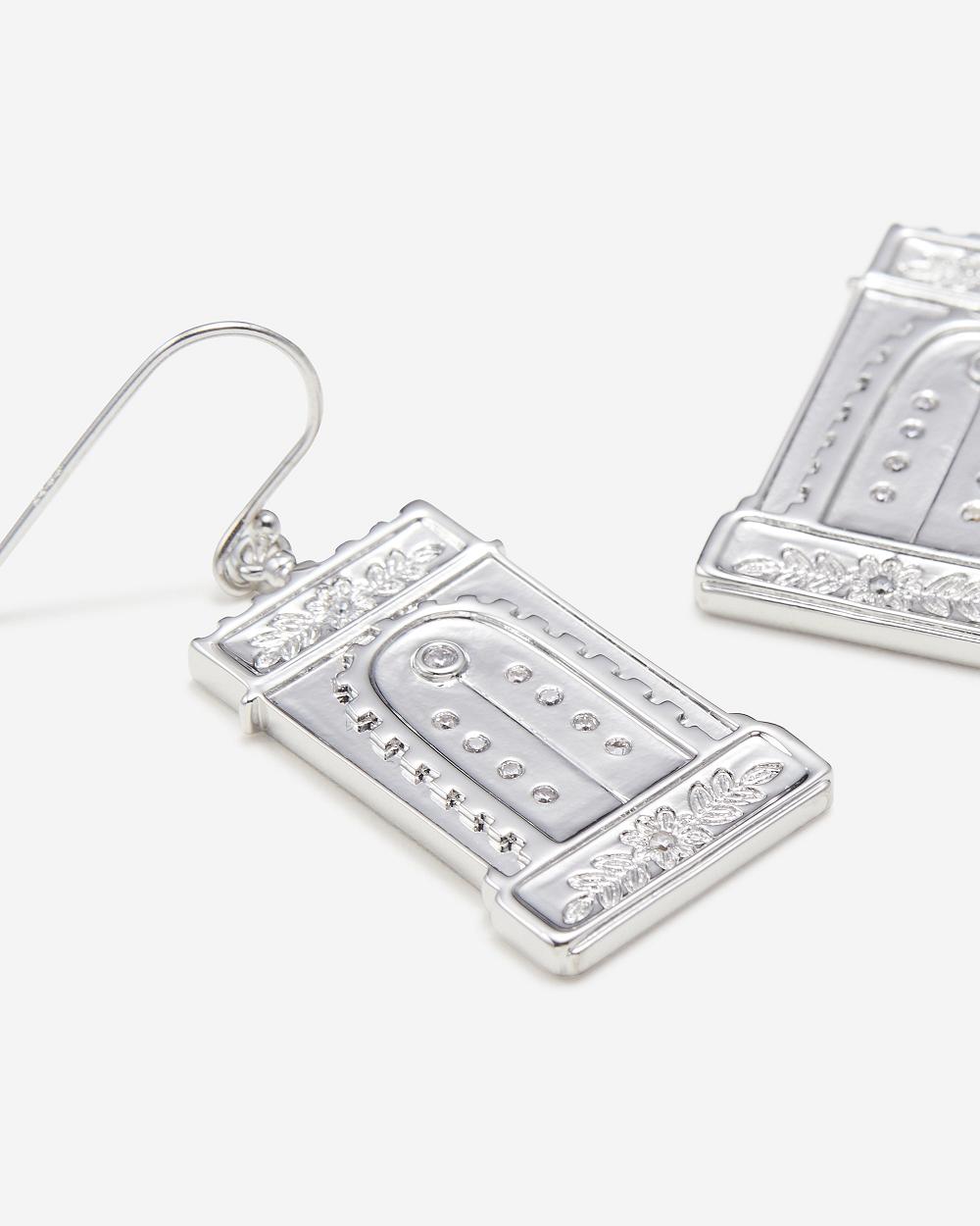 JW PEI Roman Arch Earrings Women Jewelry Silver | CA1461IS