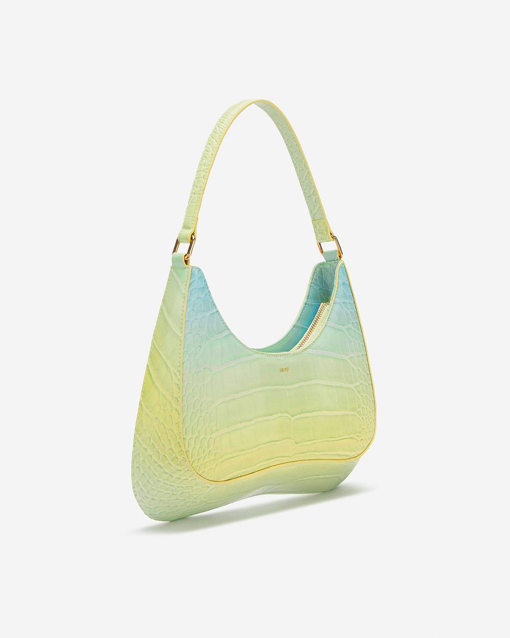 JW PEI Ruby Women Shoulder Bags Yellow / Blue | CA1339HK