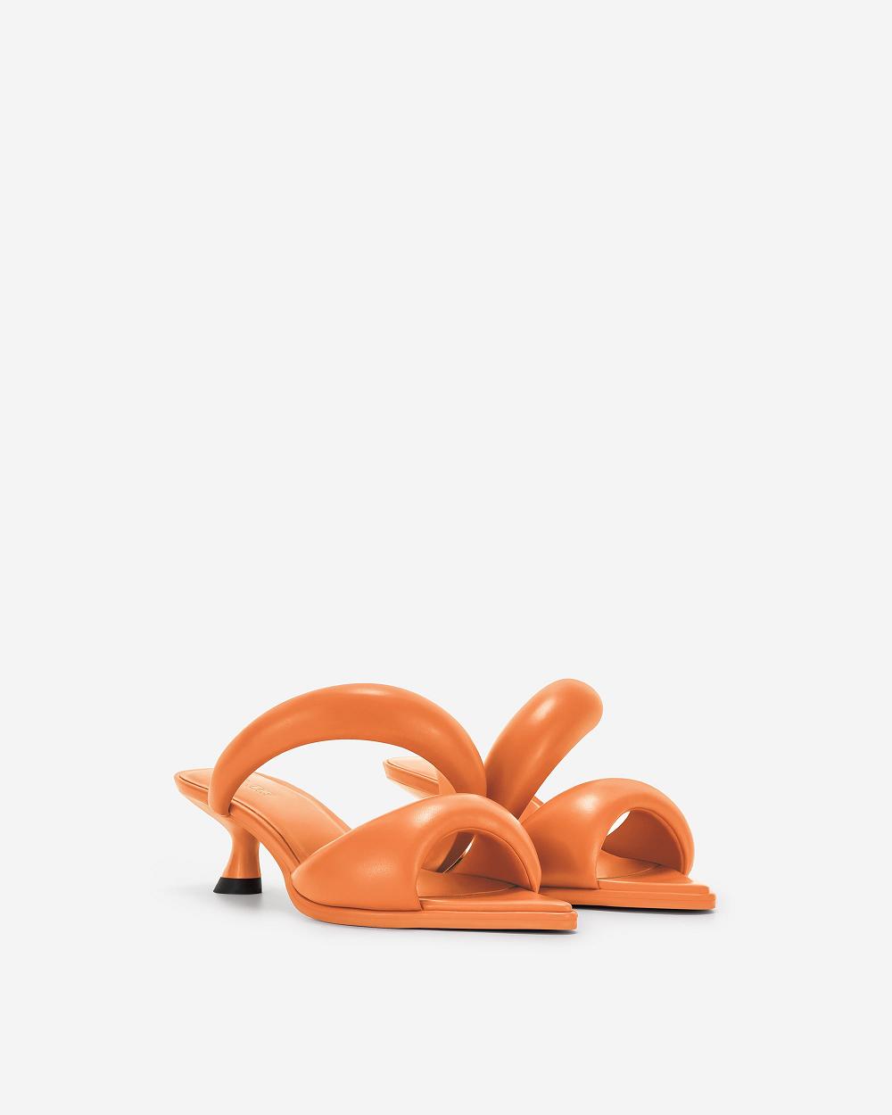 JW PEI Sara Mule Women Shoes Orange | CA1509RW