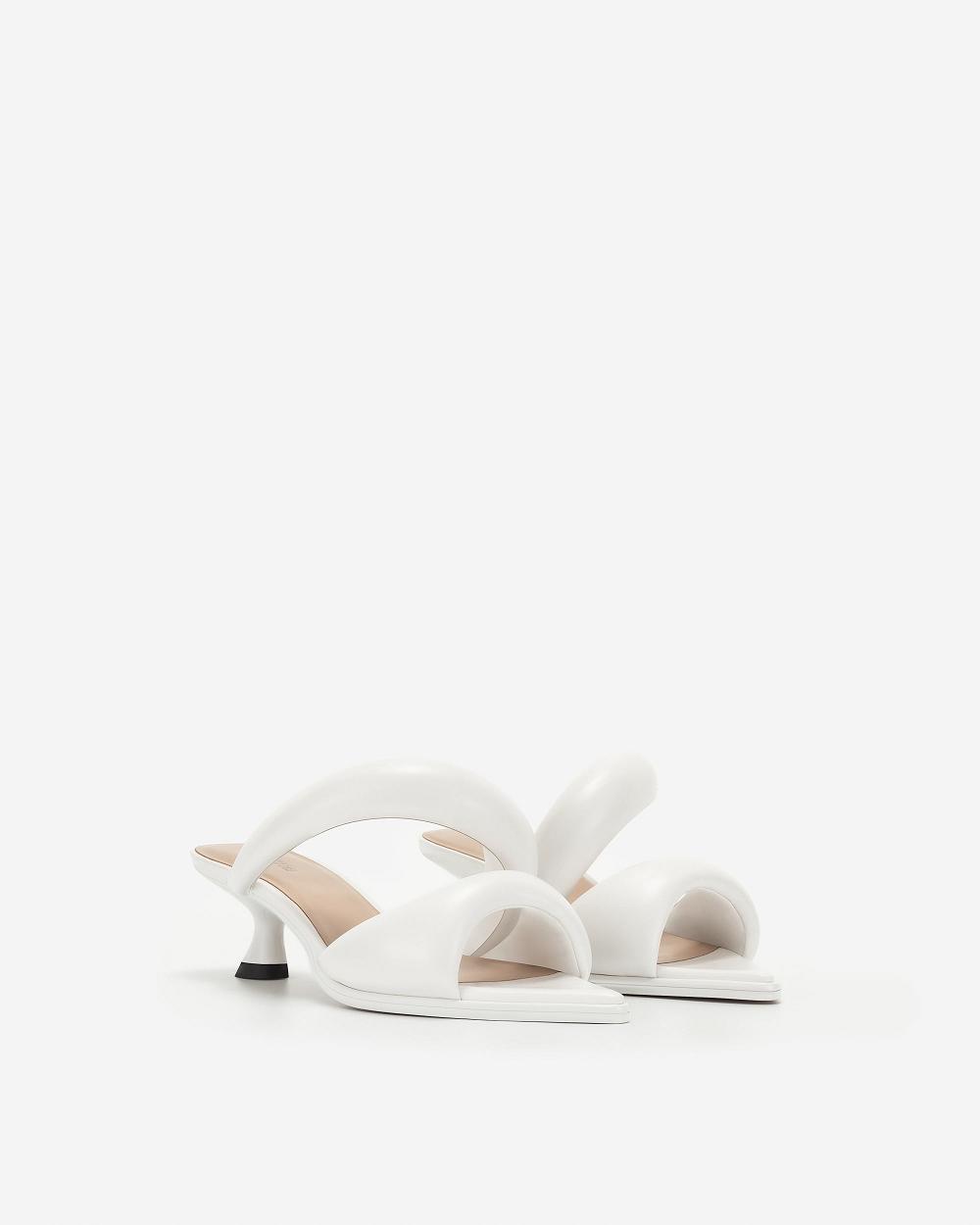 JW PEI Sara Mule Women Shoes White | CA1510TV