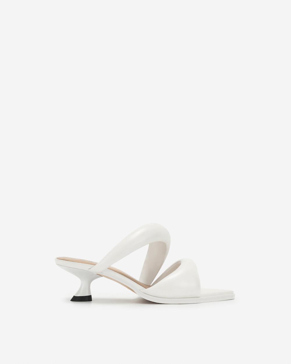 JW PEI Sara Mule Women Shoes White | CA1510TV