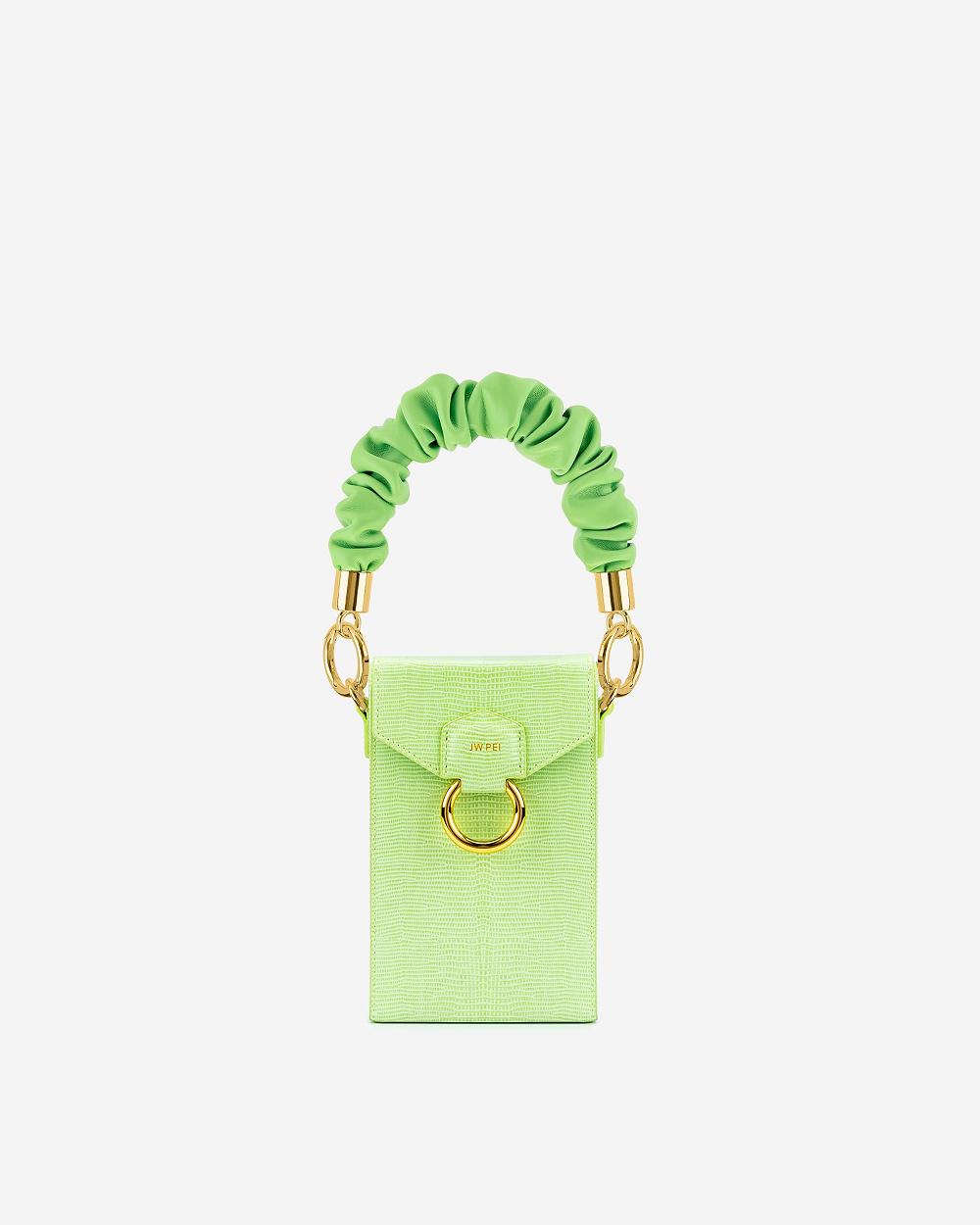 JW PEI Scrunchie Women Chain Strap Green | CA1389FM