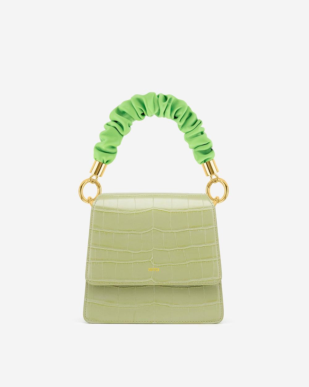 JW PEI Scrunchie Women Chain Strap Green | CA1389FM