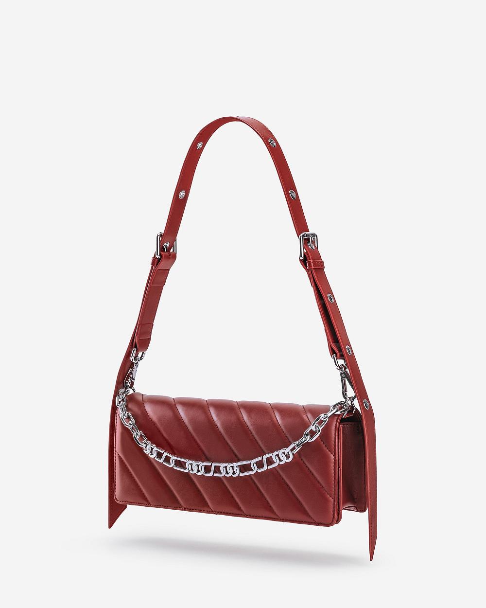 JW PEI Sophie Women Crossbody Bags Burgundy / Red | CA1073PQ