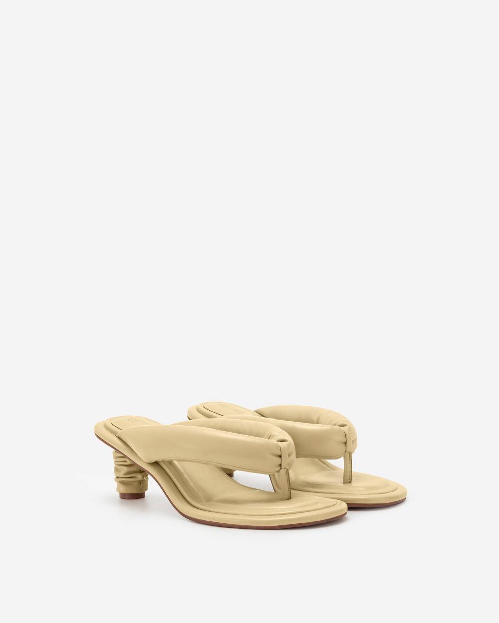 JW PEI Talia Puffed Sandal Women Shoes Beige | CA1514OR