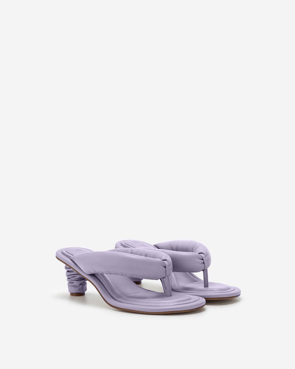 JW PEI Talia Puffed Sandal Women Shoes Purple | CA1517SO