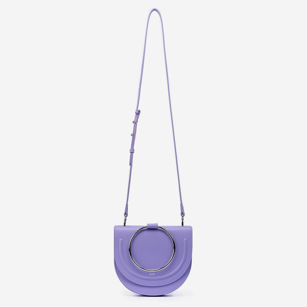 JW PEI The Double Moon Women Crossbody Bags Purple | CA1075SO