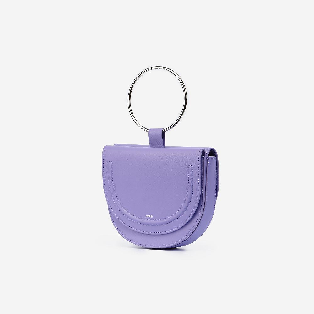 JW PEI The Double Moon Women Crossbody Bags Purple | CA1075SO