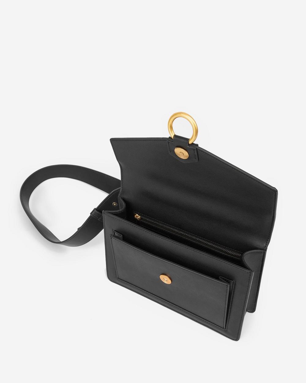 JW PEI The Envelope Women Crossbody Bags Black | CA1078GL