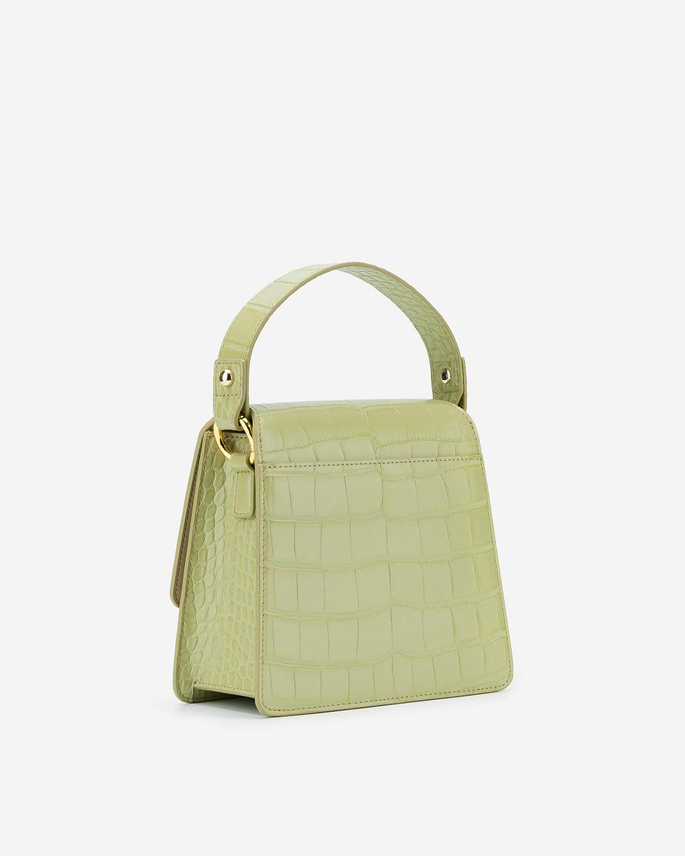 JW PEI The Fae Top Handle Women Handbag Olive / Green | CA1149IS